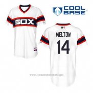 Maglia Baseball Uomo Chicago White Sox 14 Bill Melton Bianco Alternato Cool Base