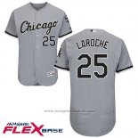 Maglia Baseball Uomo Chicago White Sox 25 Adam Laroche Grigio Flex Base