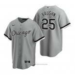 Maglia Baseball Uomo Chicago White Sox Andrew Vaughn Replica Grigio