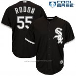 Maglia Baseball Uomo Chicago White Sox Carlos Rodon Nero Cool Base