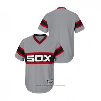 Maglia Baseball Uomo Chicago White Sox Cooperstown Collection Big & Tall Grigio