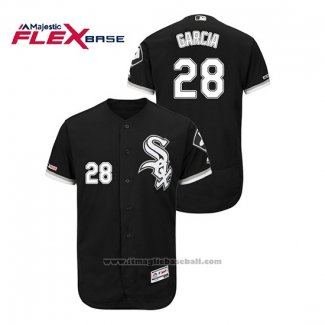 Maglia Baseball Uomo Chicago White Sox Leury Garcia Flex Base Nero