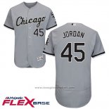 Maglia Baseball Uomo Chicago White Sox Michael Jordan 45 Autentico Collection Grigio Flex Base