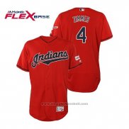 Maglia Baseball Uomo Cleveland Indians Bradley Zimmer 2019 All Star Patch Flex Base Rosso