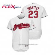 Maglia Baseball Uomo Cleveland Indians Michael Brantley 2019 All Star Patch Flex Base Bianco