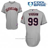 Maglia Baseball Uomo Cleveland Indians Ricky Vaughn 99 Grigio Cool Base