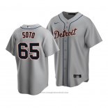 Maglia Baseball Uomo Detroit Tigers Gregory Soto Replica Road Grigio