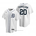 Maglia Baseball Uomo Detroit Tigers Spencer Torkelson Replica 2020 Bianco