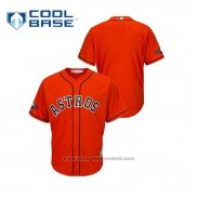 Maglia Baseball Uomo Houston Astros 2019 Postseason Cool Base Arancione