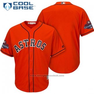 Maglia Baseball Uomo Houston Astros Arancione Cool Base