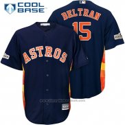 Maglia Baseball Uomo Houston Astros Carlos Beltran Blu Cool Base