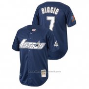 Maglia Baseball Uomo Houston Astros Craig Biggio Cooperstown Collection 1994 Autentico Blu