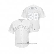 Maglia Baseball Uomo Houston Astros Joe Smith 2019 Players Weekend Smitty Replica Bianco