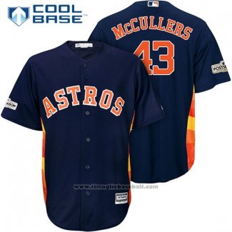 Maglia Baseball Uomo Houston Astros Lance Mccullers Blu Cool Base