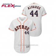 Maglia Baseball Uomo Houston Astros Yordan Alvarez Flex Base Autentico Collezione Bianco