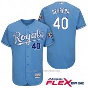 Maglia Baseball Uomo Kansas City Royals Kelvin Herrera Blu Flex Base