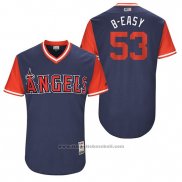 Maglia Baseball Uomo Los Angeles Angels 2017 Little League World Series Blake Parker Blu