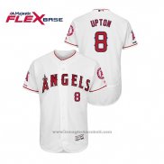 Maglia Baseball Uomo Los Angeles Angels Justin Upton 150 Anniversario Flex Base Bianco