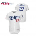 Maglia Baseball Uomo Los Angeles Dodgers Alex Verdugo Flex Base Autentico Collezione Bianco