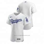 Maglia Baseball Uomo Los Angeles Dodgers Autentico Bianco