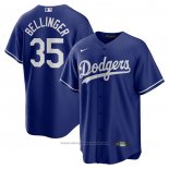 Maglia Baseball Uomo Los Angeles Dodgers Cody Bellinger Alternato Replica Blu