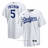 Maglia Baseball Uomo Los Angeles Dodgers Freddie Freeman Replica Bianco