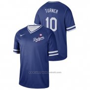 Maglia Baseball Uomo Los Angeles Dodgers Justin Turner Cooperstown Collection Legend Blu