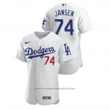 Maglia Baseball Uomo Los Angeles Dodgers Kenley Jansen Autentico Bianco