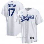 Maglia Baseball Uomo Los Angeles Dodgers Shohei Ohtani Home Replica Bianco