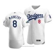 Maglia Baseball Uomo Los Angeles Dodgers Zach Mckinstry Autentico Primera 2020 Bianco