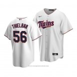 Maglia Baseball Uomo Minnesota Twins Caleb Thielbar Replica Home Bianco