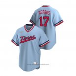 Maglia Baseball Uomo Minnesota Twins Jose Berrios Cooperstown Collection Road Blu