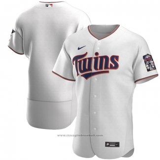 Maglia Baseball Uomo Minnesota Twins Primera Autentico Bianco