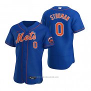 Maglia Baseball Uomo New York Mets Marcus Stroman Autentico 2020 Alternato Blu