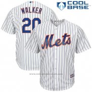 Maglia Baseball Uomo New York Mets Neil Walker Bianco Cool Base