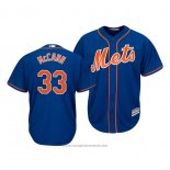 Maglia Baseball Uomo New York Mets Royal James Mccann Cool Base Blu