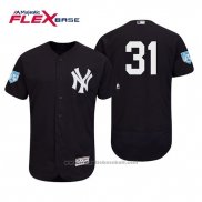 Maglia Baseball Uomo New York Yankees Aaron Hicks Flex Base Allenamento Primaverile 2019 Blu