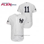 Maglia Baseball Uomo New York Yankees Brett Gardner 2019 Postseason Flex Base Bianco