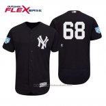 Maglia Baseball Uomo New York Yankees Dellin Betances Flex Base Allenamento Primaverile 2019 Blu