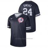 Maglia Baseball Uomo New York Yankees Gary Sanchez Cooperstown Collection Legend Blu