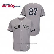 Maglia Baseball Uomo New York Yankees Giancarlo Stanton 150 Anniversario Flex Base Grigio