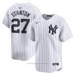 Maglia Baseball Uomo New York Yankees Giancarlo Stanton Home Limited Bianco