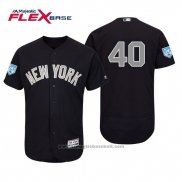 Maglia Baseball Uomo New York Yankees Luis Severino Flex Base Allenamento Primaverile Alternato 2019 Blu