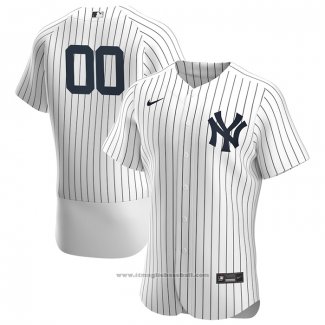 Maglia Baseball Uomo New York Yankees Primera Pick-A-player Retired Roster Autentico Bianco