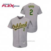 Maglia Baseball Uomo Oakland Athletics Khris Davis 150 Anniversario Autentico Flex Base Grigio