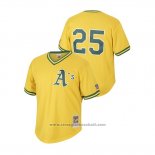 Maglia Baseball Uomo Oakland Athletics Mark Mcgwire Cooperstown Collection Mesh Batting Practice Or1
