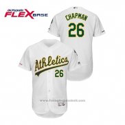 Maglia Baseball Uomo Oakland Athletics Matt Chapman 150 Anniversario Autentico Flex Base Bianco