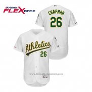 Maglia Baseball Uomo Oakland Athletics Matt Chapman 150 Anniversario Autentico Flex Base Bianco