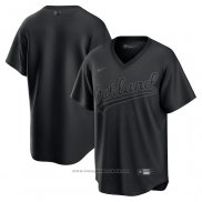 Maglia Baseball Uomo Oakland Athletics Replica Nero