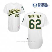 Maglia Baseball Uomo Oakland Athletics Sean Doolittle 62 Bianco Home Cool Base